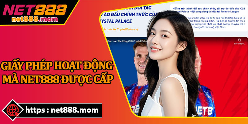 Giấy Phép Hoạt Động Mà Net888 Được Cấp